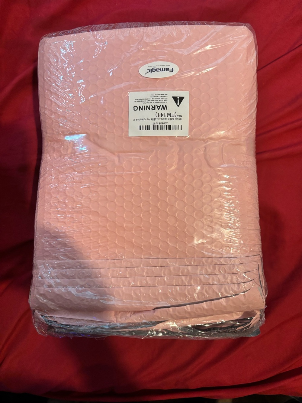Pink Women's Intimates Padded Shipping Bag